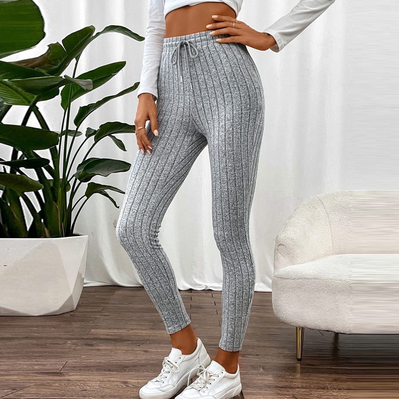 Women's Winter High Waisted Breathable Yoga Pants Stretchy Fitness Leggings With Pockets For Running Gym & Daily Wear Trousers plus Size Wide Leg Linen Pants Jumpsuits Women plus Size plus Size
