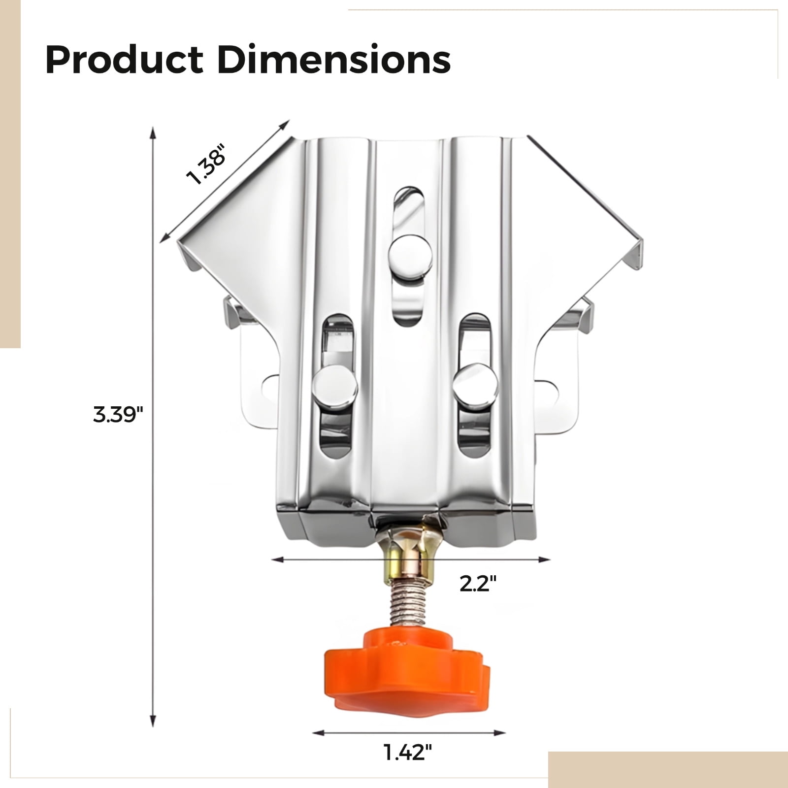 4 PCS Corner Clamps, 90 Degree Right Angle Clamps Stainless Steel, Adjustable Heavy Duty Clamps for Woodworking, Welding, Picture Frames and DIY Projects
