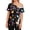 Dark Gray, variant on Women's Post Shoulder Surgery Shirts Cute Print Tear Away Recovery Breathable Side Snap T-Shirt with Pocket Short Sleeve Adaptive Chemo Port Soft Clothes White S