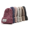 thumbnail image 4 of Ensemble Bonnet en Laine Mode Femme Hiver Tricoté Col Épais Chaud avec Cache-Oreilles, 4 of 5