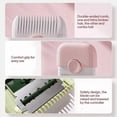 thumbnail image 3 of 2-in-1 Hair Cutting Trimmer Barber Comb Bangs Hair Cutter Remover Home Mini Makeup Tools,Pink, 3 of 7