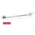 thumbnail image 5 of Delta 41836 36" Contemporary Decorative ADA Grab Bar, Chrome, 5 of 6