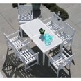 thumbnail image 1 of Vifah Bradley 7 Piece Patio Dining Set in White, 1 of 6