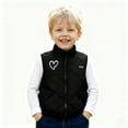 thumbnail image 2 of DHFJKG Kids Heated Vest Winter Insulated Sleeveless Stand Collar Zipper Jacket USB Rechargeable Thermal Inner Layer For Boys Girls Lightweight Nylon Fabric Comfort Vests, 2 of 9