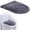 Dark Gray, variant on Toilet Lid Cover, Soft Toilet Seat Cover Washable Toilet Lid Protector, Warm Comfortable Bathroom Accessory, Reusable Soft Closestool Cover Black 18.11x19.68 Inch (1Pcs)