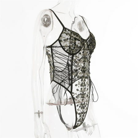 

Gubotare Lingerie For Women Women Lingerie Lace Chemise Sleepwear Teddy Lingerie A L