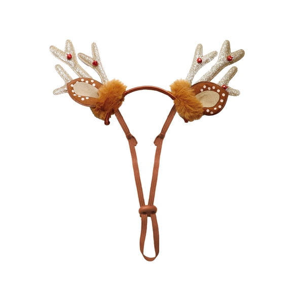 Reindeer Antler Pet Headband