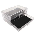 thumbnail image 3 of Acrílico Transparente De 3 Cajones, Almohadillas Negras Extraíbles, Organizador De Maquillaje De 3 Cajones Para El Hogar ANGGREK Acrylic Makeup Organizer Drawers, 3 of 8