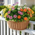 thumbnail image 4 of Artificial Outdoor Flowers UV Resistant Plastic Daisy Flowers For Outdoors Colorful Fade Resitant Plastic Fake Plants For Home Window Box Garden Planter Grave Decor(, Multiple Color), 4 of 5