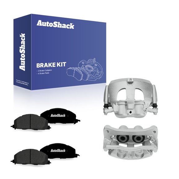 AutoShack Rear Brake Calipers & Premium Ceramic Brake Pads for Ram & Dodge, 2500 2011-2018 3500 2011-2018 Ram 2500 2009-2010 Ram 3500 2009-2010, 4WD RWD L6 5.9L 6.7L V8 5.7L 6.4L
