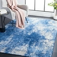 thumbnail image 2 of SAFAVIEH Jasper Celina Abstract Overdyed Area Rug, Navy/Ivory, 4' x 6', 2 of 8