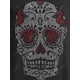thumbnail image 4 of Tallas grandes Halloween Skull Studded camiseta Rosegal Mangas largas de talla grande, 4 of 5