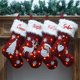 thumbnail image 2 of Nuevas decoraciones navideñas con nombre personalizado y luces Calcetines navideños con nombre personalizado Bolsa de regalo navideña para niños, 2 of 5
