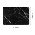 thumbnail image 3 of Disketp Black Marble Texture Abstract Mat For Front Door Outside - Doormat Outdoor Entrance - Welcome Mats Outdoor,Outside Entry And Outdoor Entrance 16''X24'', 3 of 9