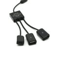 thumbnail image 2 of Almencla 2x3 in 1 USB 2.0 OTG Cable Adapter, Micro USB Hub USB OTG Extension Adapter 2 Pcs, 2 of 7