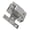 Brushed, variant on Tibvox UpgradesSteel Hydraulic Hinge Rust Resistant Hinge Sqaure for Modern Glass Door