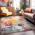 thumbnail image 6 of World Rug Gallery Area Rugs Bohemian Geometric Modern Dining Room Rug Living Room Rugs New - MULTI 4'x6', 6 of 8