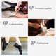thumbnail image 4 of Zapatos Jazz Stelle Unisex Deslizables de Cuero Negro 5MB, 4 of 7