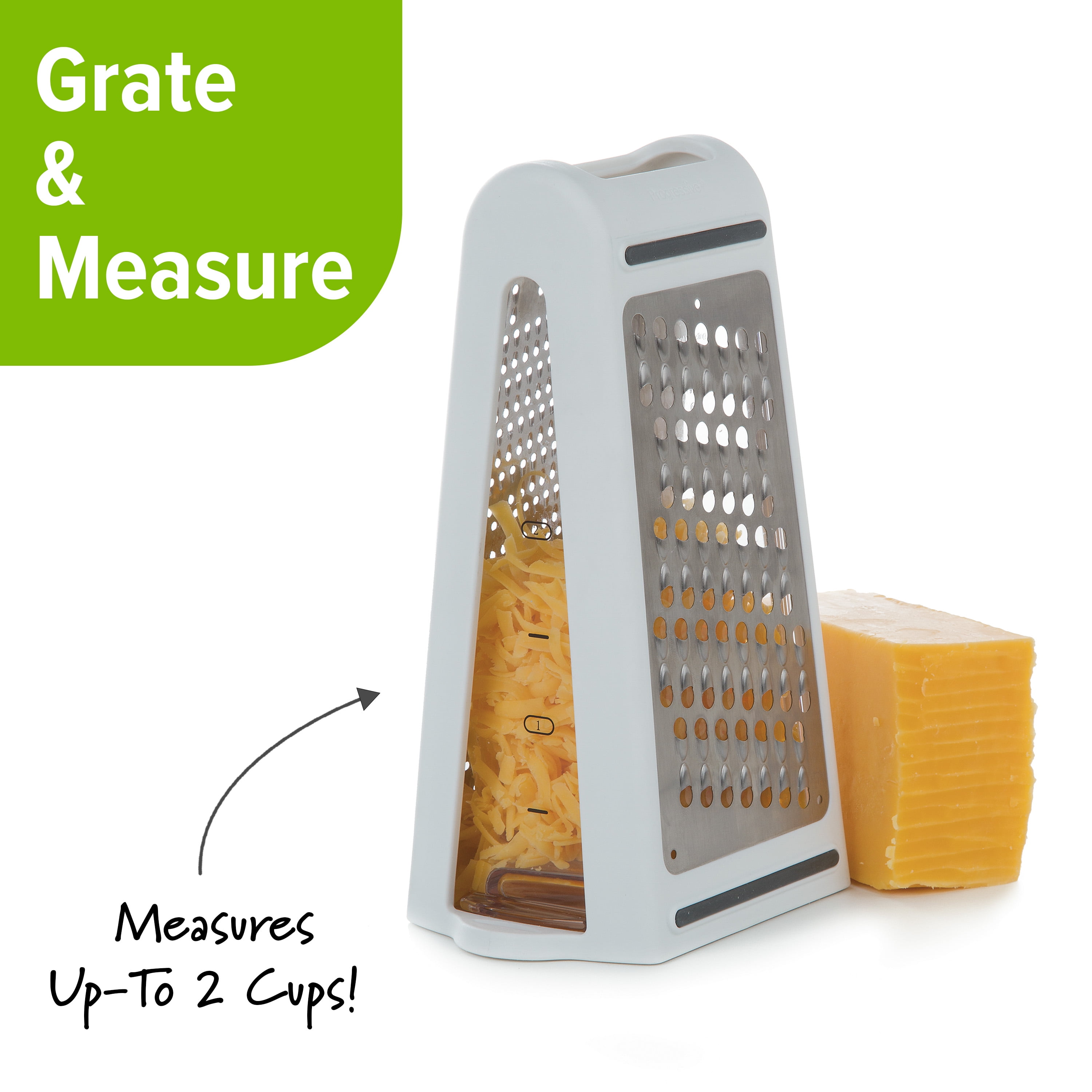 Kuuk Cheese Grater Plastic Counter Top Suction 2 Graters Parmesan