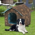 thumbnail image 6 of DOLITY Outdoor Cat House Weatherproof, Cat House for Outdoor Cats, Feral Cats House Shelter for Stray and Outdoor Cats , Brown, 6 of 7