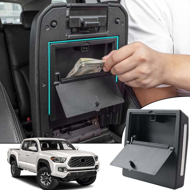 Caja de almacenamiento oculta JDMCAR compatible con Toyota Tacoma 2016-2023