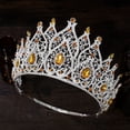 thumbnail image 5 of Exquisite Tiaras Women Crystal Crowns Heavy Duty Princess Headpiece for Bridal Parties and Birthday Celebrations, 5 of 9