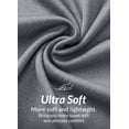 thumbnail image 2 of BALEAF Men's UV SPF Hoodie Shirt UPF 50+ Sun Protection Long Sleeve T-Shirts Rash Guard Fishing Swimming Lightweight Light Gray Heather L, 2 of 7