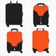 thumbnail image 4 of Funda elástica para maleta (camuflaje 2, M (maletín de equipaje de 22 a 24 pulgadas)) Funda protectora para maleta, funda protectora para equipaje, funda protectora de viaje para maleta de 18 a, 4 of 5