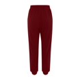 thumbnail image 6 of Women Sweatpants Casual Solid Drawstring Elastic Pants Fleece Sport Long Jogger Sweat Pants With Pockets, 6 of 6