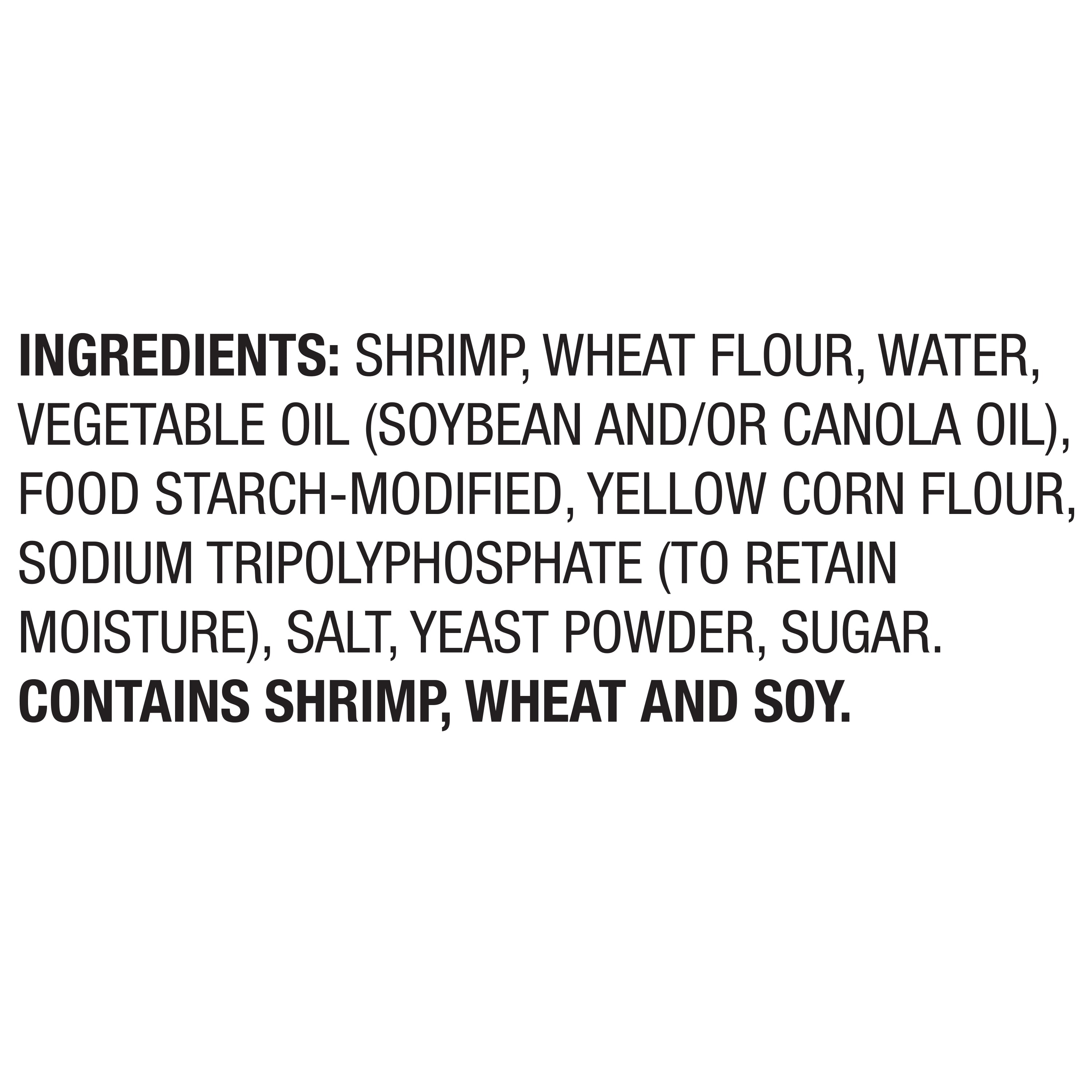 Great Value Frozen Ready to Cook Shrimp Seafood Breaded Butterfly, 32 oz