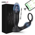 thumbnail image 2 of Masajeador de próstata de empuje masculino, vibrador con aplicación Bluetooth para hombres, estimulador de próstata remoto inalámbrico Gay, juguete sexual para parejas Dengxun unisex, 2 of 2