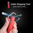 thumbnail image 5 of Practical Cable Wire Stripper Pliers Electricians Crimping Tool Copper Cutter Self-adjusting 8-28mm Convenience, 5 of 5