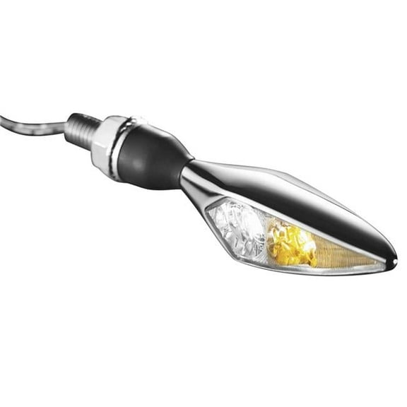 Kuryakyn Rhombus S Collection Turn Signal K-Mann, Micro Rhom Pl, FR