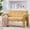 Yellow, variant on CQSXDA Modern Nordic Double Armchair Sofa with Compact Design for Cozy Living Room or Bedroom, Beige
