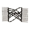 thumbnail image 4 of Accesorio Elástico para El Cabello con Clip de Peine Deslizante para El Cabello con de Madera de Doble Cara Negro Baoblaze Magic Beads Hair Peines, 4 of 4