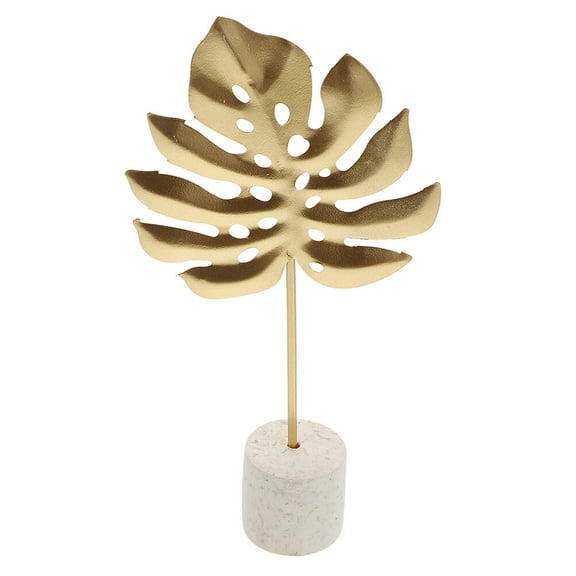 RENACLIPY Golden Iron Monstera Leaf Wall Decor for Home Decoration Smooth Modern Leaf Design