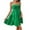 #38Green, variant on Women Spaghetti Strap Sleeveless Smock Cami Mini Dress Summer Vacation Flowy Boho A Line Swing Short Dresses for Women Blue S
