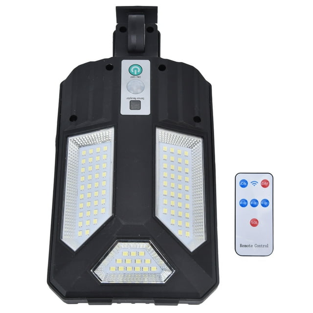 Luz Solar De Pared 87LED Luz De Jardín Sensor De Movimiento Lámpara De Calle IP65 Lámpara De Pared Exterior Impermeable Con Control Remoto Para Patio