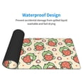 thumbnail image 5 of Disketp Gaming Mouse Pad Frog Hold Strawberry Pattern Large Mouse Mat Long Extended Desk Pad Non-Slip Rubber Mice Pads Stitched Edges Thin Pad (11.8x31.5 Inch), 5 of 9