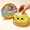 4, variant on Rare Gold Glitter Dumpling Squishy Toys Contain Small Buns Inside with Steamer Box, Soft Squeeze Squishy Balls, Stress Relief Sensory Bun Squishy for Desk Display
