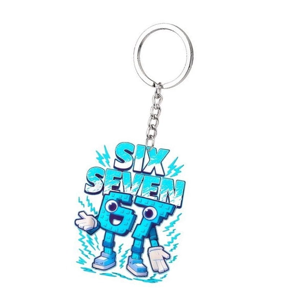 Elegant 67 Engraved Shatterproof Acrylic Key Chain Unbreakable Unique Letter Keychain Perfect for Travel & Home Present