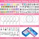 thumbnail image 2 of Kit de fabricación de pulseras con dijes de 112 piezas para niñas, kit de joyería con pulsera de cuentas con dijes, juego de regalo para adultos, niños y niñas, 2 of 5