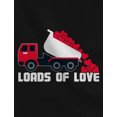 thumbnail image 2 of Tstars Boys Unisex Awesome Valentine's Day Love First Valentine's Day Dump Truck Loads of Love Gift Idea for Boy Infant Kids Graphic T Shirt, 2 of 6