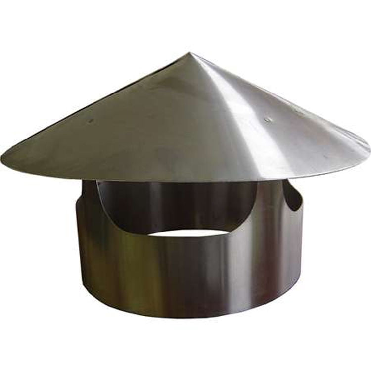 9" Single Wall HVAC Aluminum Rain Cap