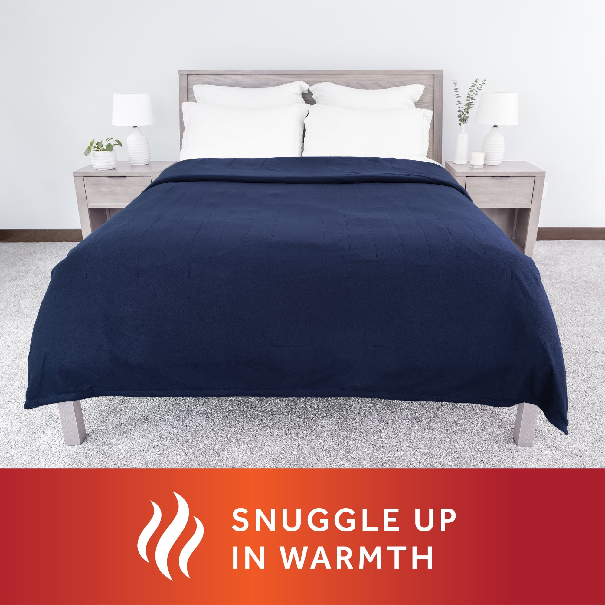 Walmart sunbeam electric blanket queen outlet