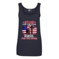 thumbnail image 1 of Ladies Stand For The Flag Kneel For The Cross Soldier Flag DT Tank Tops, 1 of 2