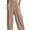 Khaki, variant on Women Drawstring Waist Baggy Harem Pocketed Summer Lounge Beach Travel Pants