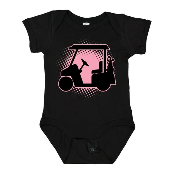 Inktastic Golfing Girls Golf Cart Girls Baby Bodysuit