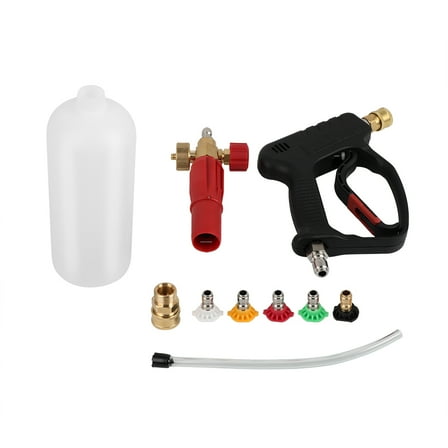 ECCPP 5000PSI Short Pressure Washer Gun w/Foam Cannon Gun Kit for Car Washing