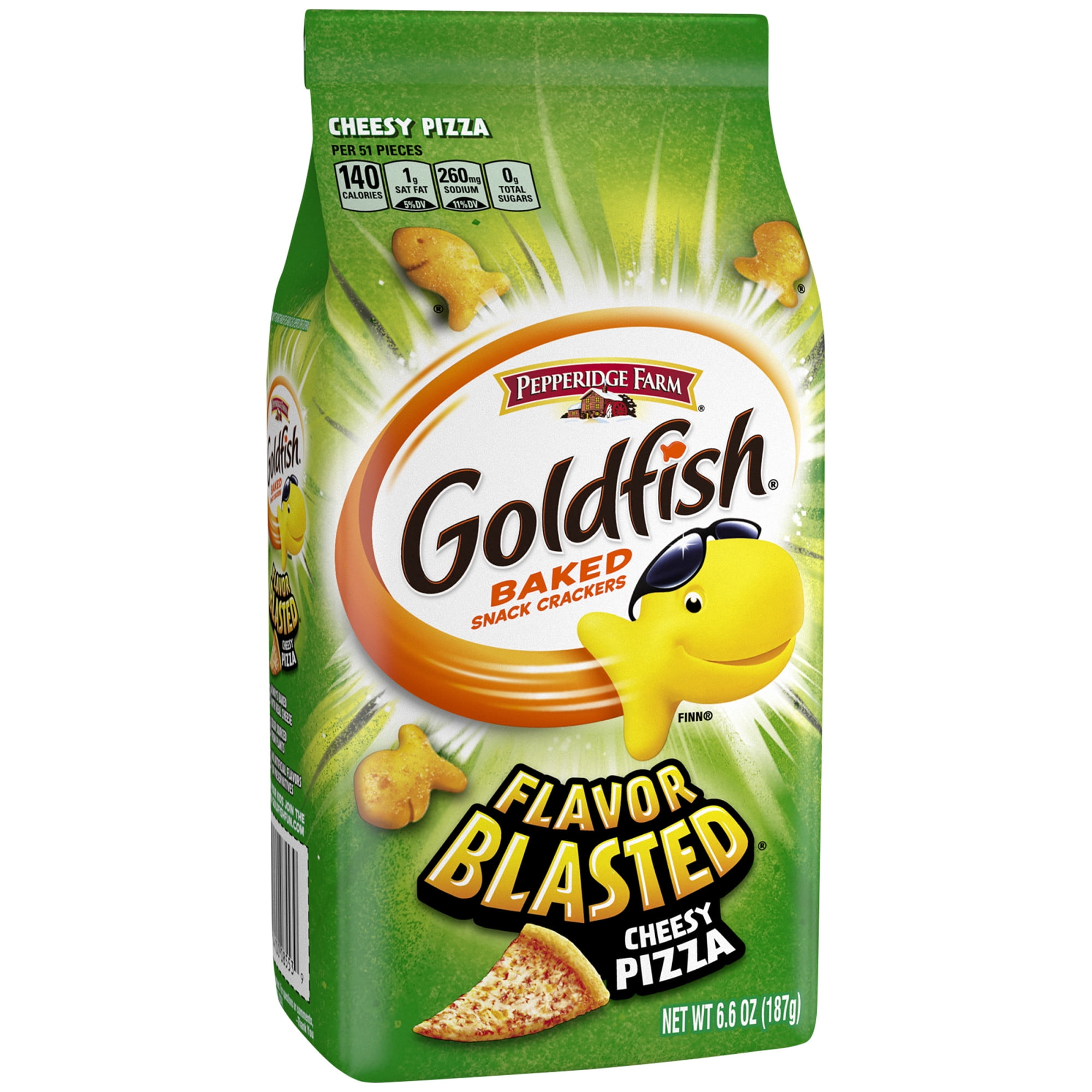 Pepperidge Farm Goldfish Flavor Blasted Xplosive Pizza Crackers, 6.6 oz